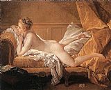 Francois Boucher Girl Reclining painting